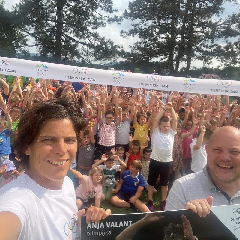 Anja Valant na Olimpijskem dnevu