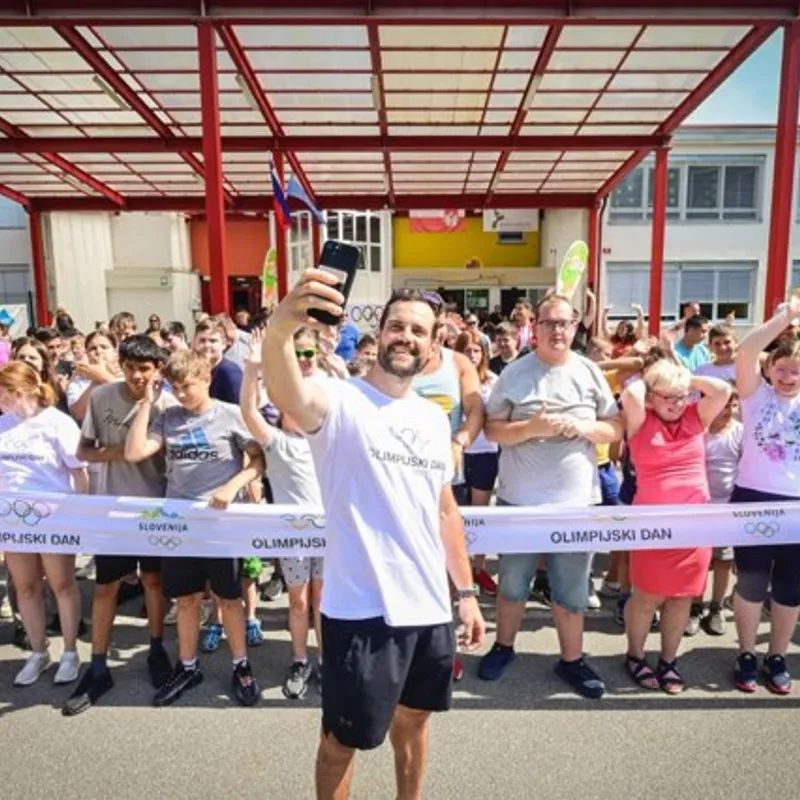 Boštjan Kline na Olimpijskem dnevu