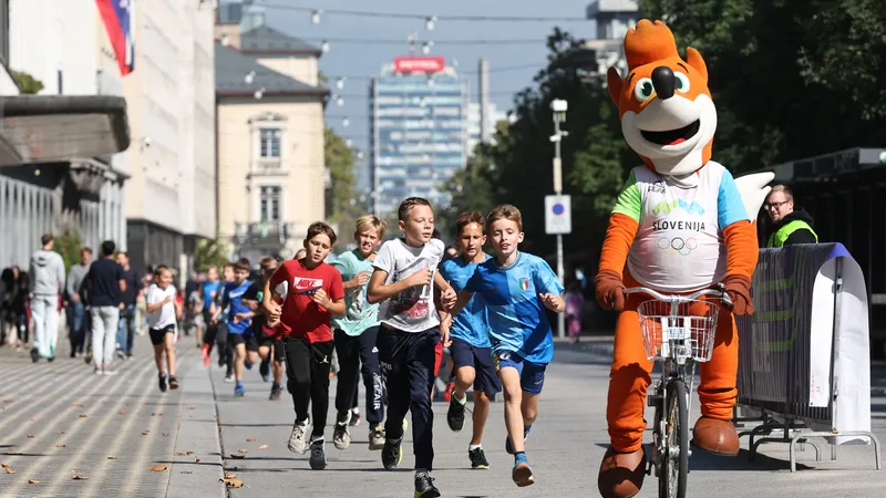 Dan slovenskega športa, vzdušje na cesti