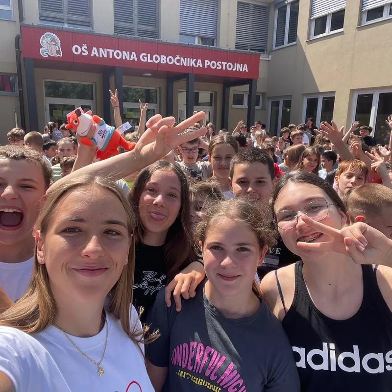 Lina Eržen na Olimpijskem dnevu