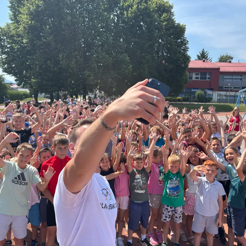 Mihael Žgank na Olimpijskem dnevu