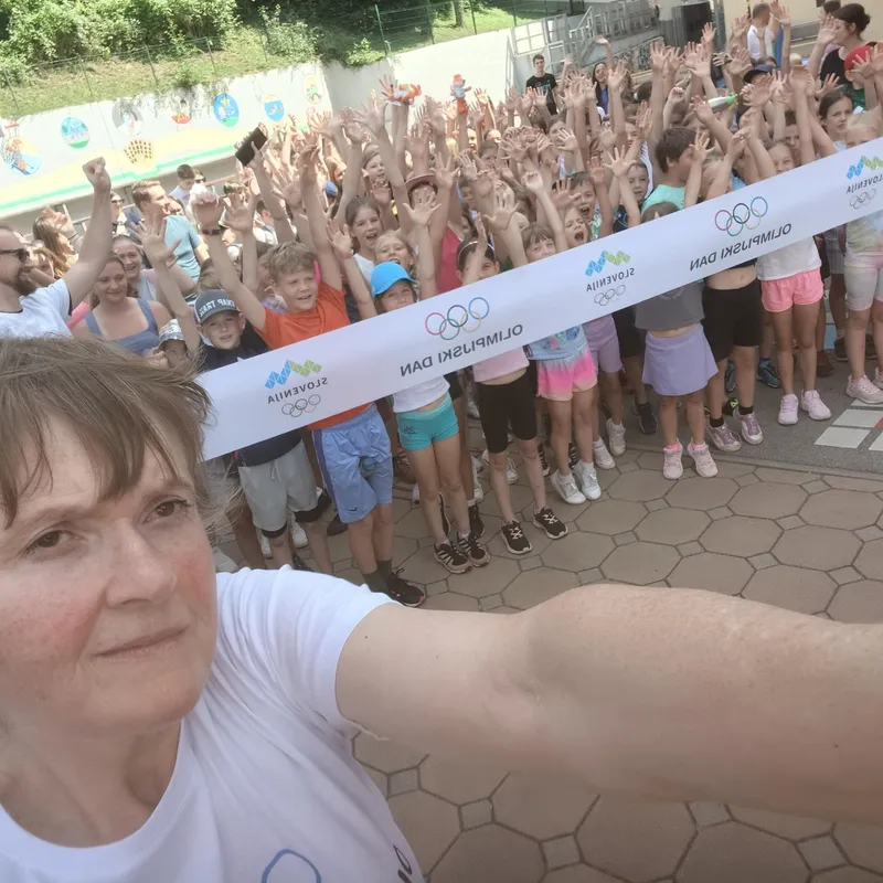 Polona Dornik na Olimpijskem dnevu