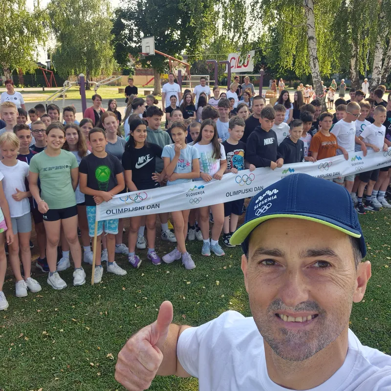 Robi Markoja na Olimpijskem dnevu