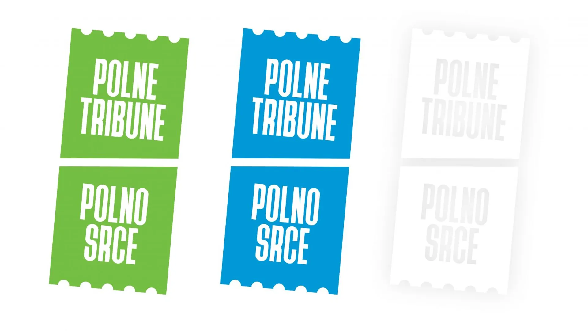 Značka Polne Tribune Polno srce